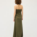 Helena Halter Dress | Khaki
