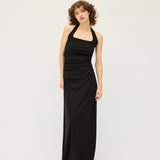 Helena Halter Dress | Black