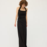 Helena Halter Dress | Black