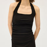 Helena Halter Dress | Black
