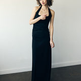 Helena Halter Dress | Black