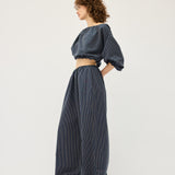 Pippa Pant | Navy Stripe