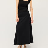 Naia Tank | Black Rib