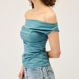 Vera Tee | Teal Mercerised