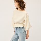 Anna Frill Blouse | Cream Muslin