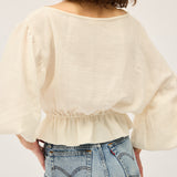 Anna Frill Blouse | Cream Muslin