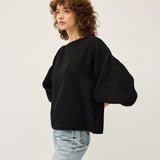 Bella Blouse | Black Muslin