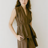 Emma Skirt | Espresso Cotton