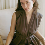 Emma Skirt | Espresso Cotton