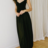 Selina Skirt | Black Cotton