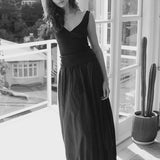 Selina Skirt | Black Cotton