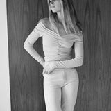 Luella Longsleeve | Chocolate Rib