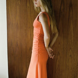 Jill Dress | Clementine (premium rib)