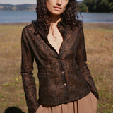 Ivy Shirt | Black Cotton Lace (limited)