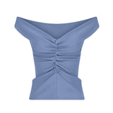 Niveah Tee | Denim Rib