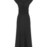 Niveah Dress | Black Rib