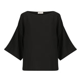 Bella Blouse | Black Muslin