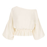 Anna Frill Blouse | Cream Muslin