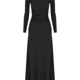 Leo Dress | Black Rib