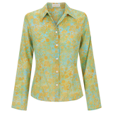 Ivy Shirt | Silk Antique Floral