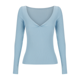 Jillian Longsleeve | Blue Rib