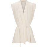 Francis Top | Vanilla Silk Georgette