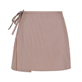 Heide Wrap Skirt | Italian Stripe
