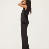 MELISSA PANT | BLACK SILK *online exclusive