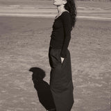 Luella Longsleeve | Black Rib
