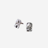 In Ruins Earrings | Hammered Silver