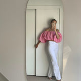 Elliana Crop Candy Voile | Archive