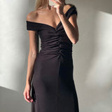 Niveah Dress | Black Rib (PO)