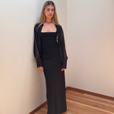 Maeve Shirt | Black Silk Chiffon