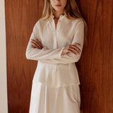 Emma Skirt | Ivory Cotton