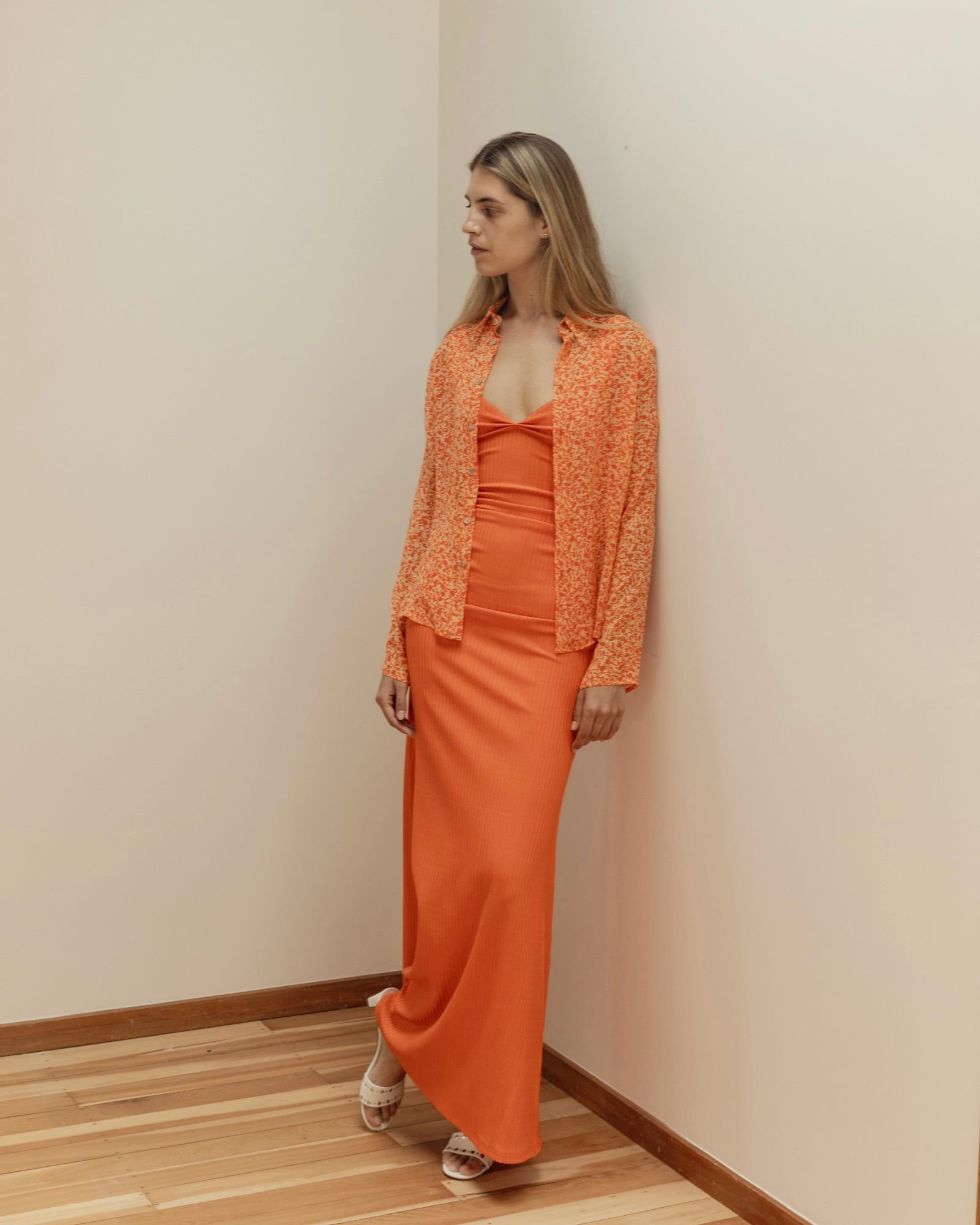 Ivy Shirt | Silk Floral – Dominique Healy
