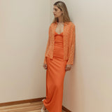 Jill Dress | Clementine (premium rib)