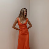 Jill Dress | Clementine (premium rib)