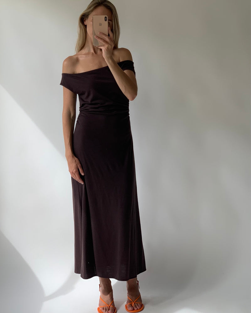 VERA DRESS | ESPRESSO MERINO