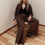 Maeve Shirt | Espresso Cotton