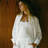 Maeve Shirt | Ivory Cotton