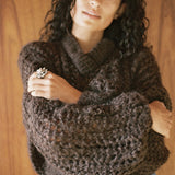 Frisson | Lace Sweater | Chocolate