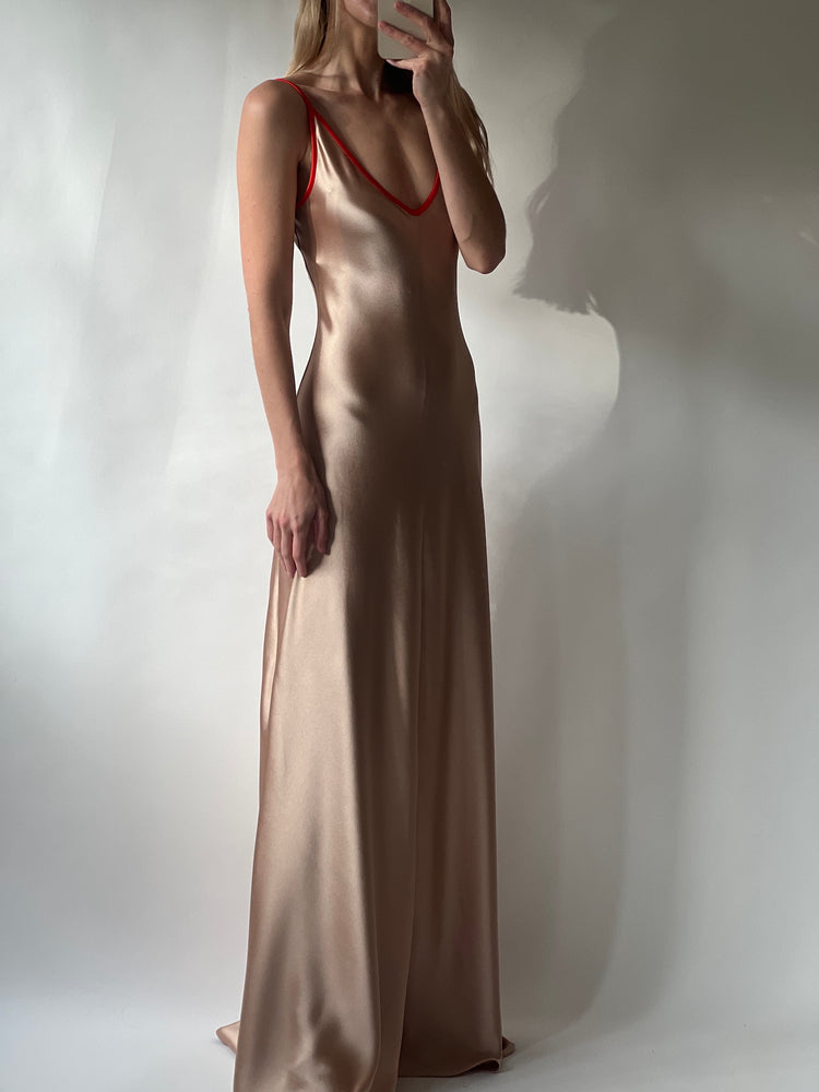 SLOANE DRESS | DESERT WITH RED (online exclusive)