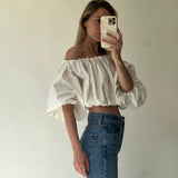 Elliana Crop | Ivory