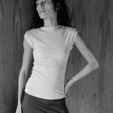 Ava Tee | Ivory Merino