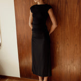 Ava Tee | Black Merino