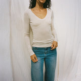 Uma Longsleeve | Ivory Merino