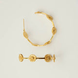 WREATH HOOPS | GOLD