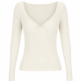 Jillian Longsleeve | Vanilla Rib