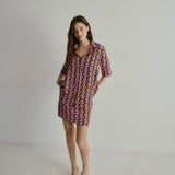 Marlon Mini | Pink & Orange Silk (pre-order)