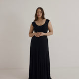 Jean Dress to the Floor | Black (pre-order)